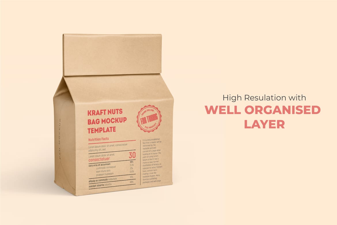 Karft Paper Packaging Mockup