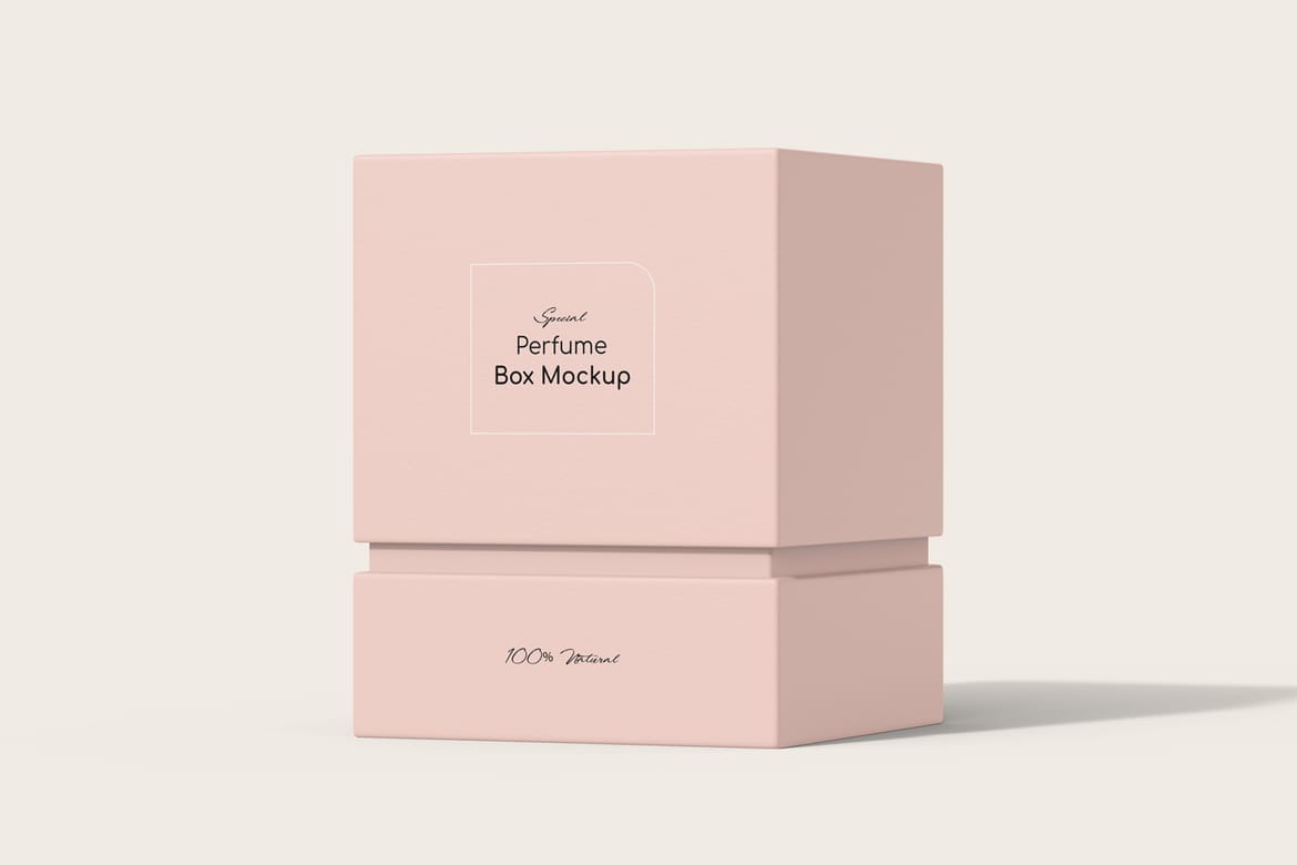 Perfume Box Packaging Mockup