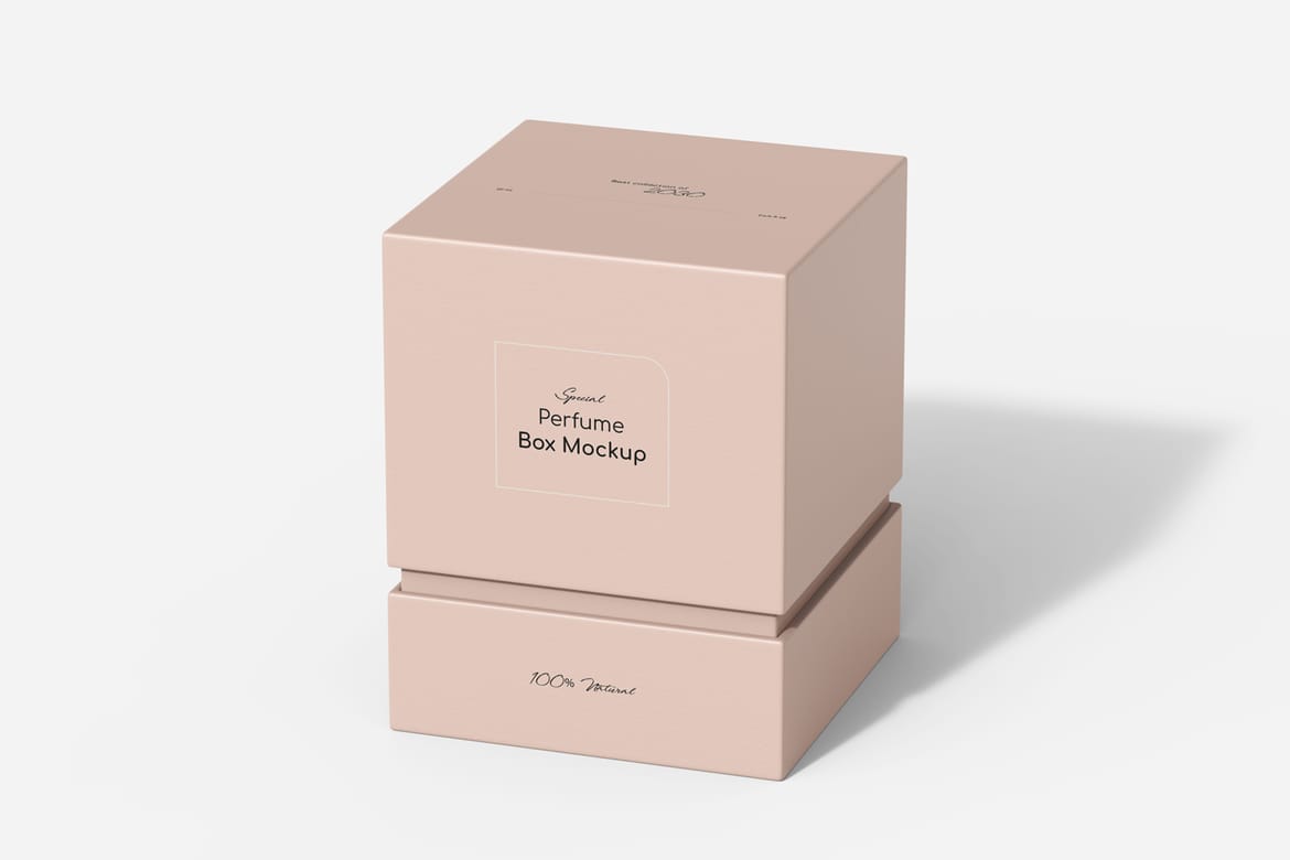 Perfume Box Packaging Mockup