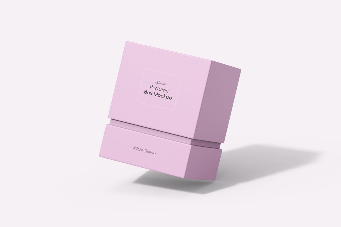 Perfume Box Packaging Mockup