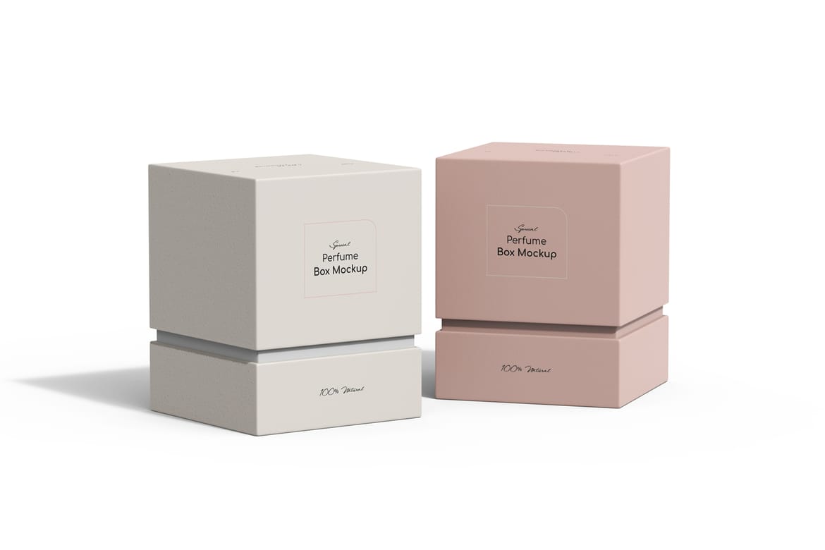 Perfume Box Packaging Mockup