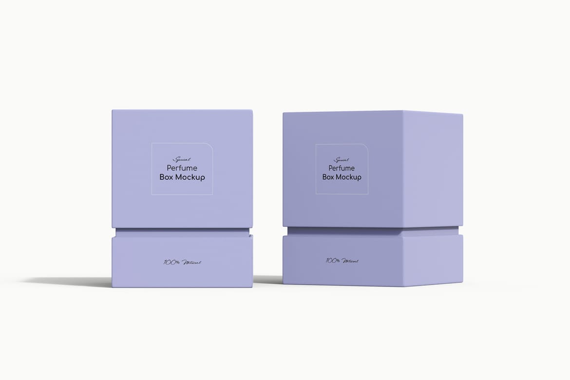 Perfume Box Packaging Mockup