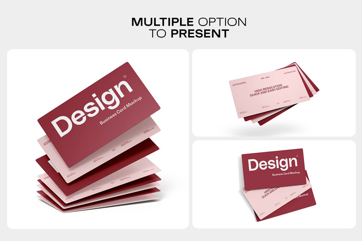 Corporate Business Card Mockup