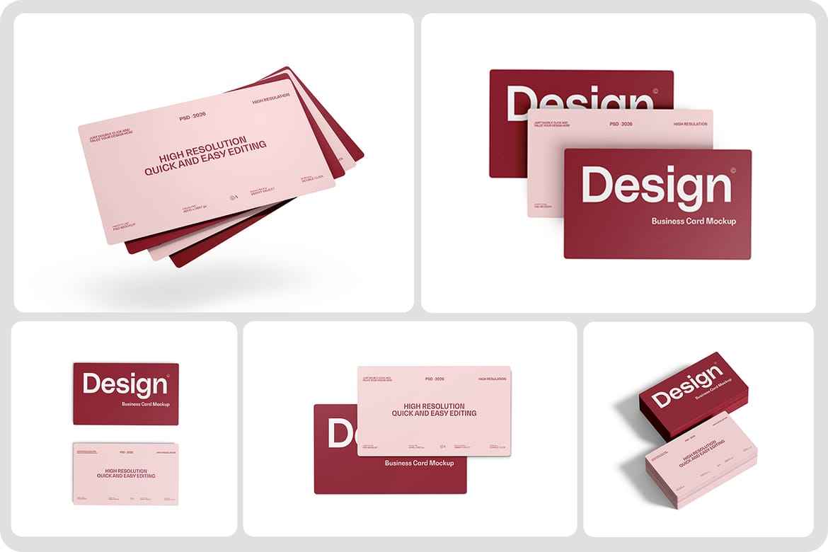 Corporate Business Card Mockup