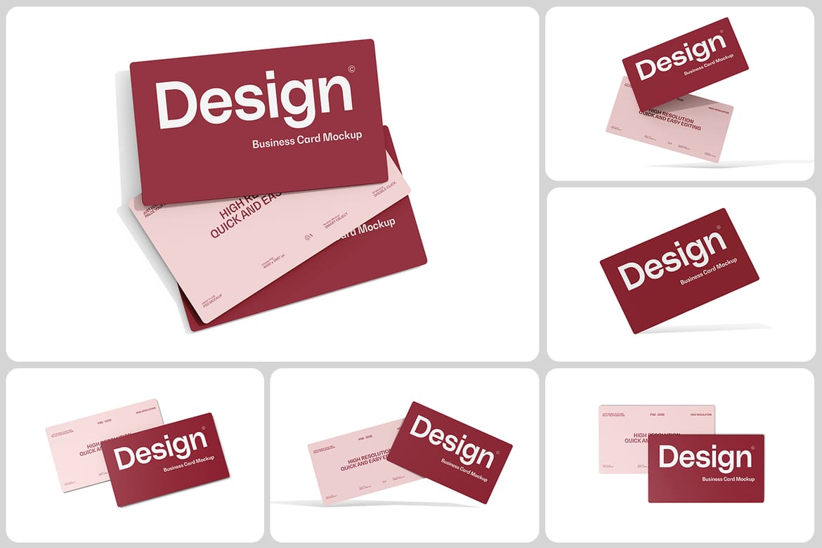Corporate Business Card Mockup