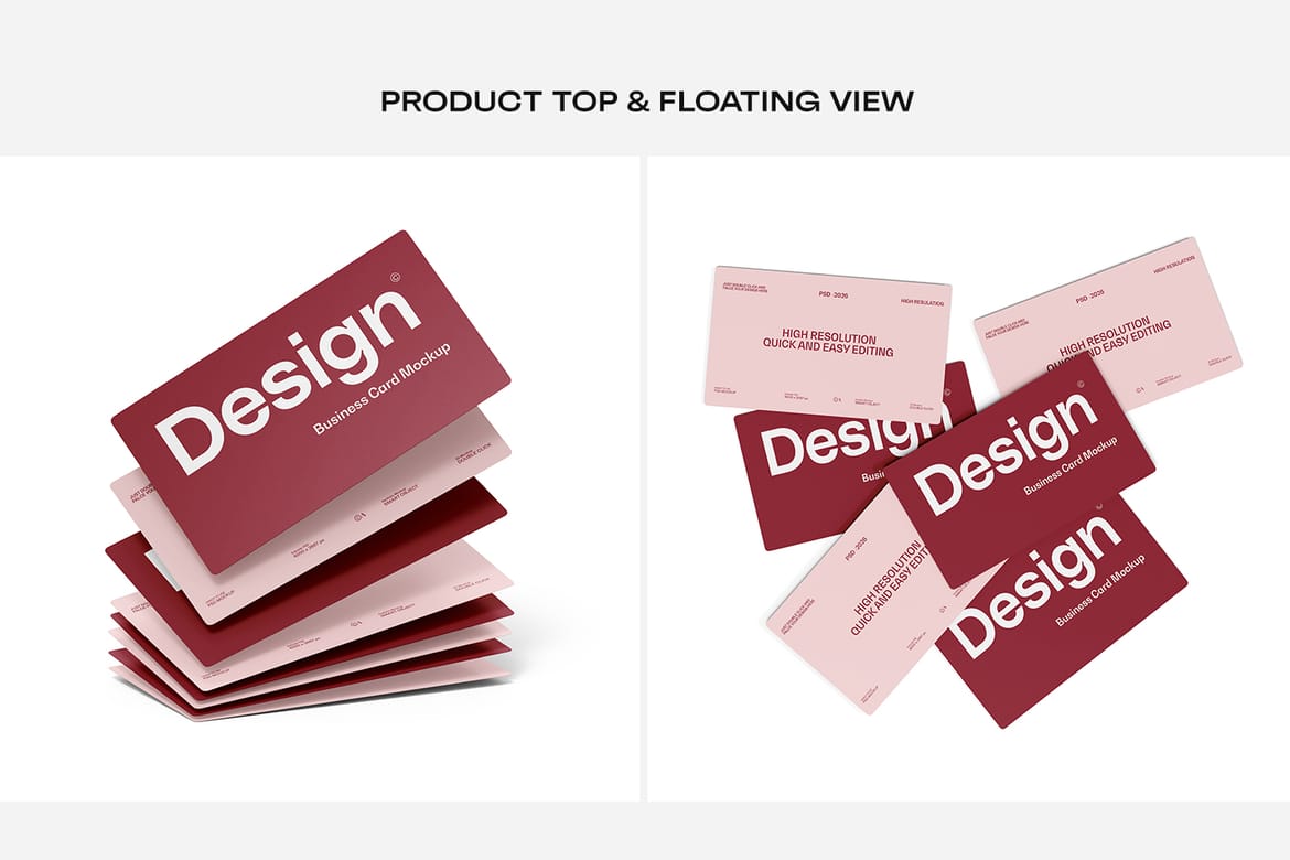Corporate Business Card Mockup
