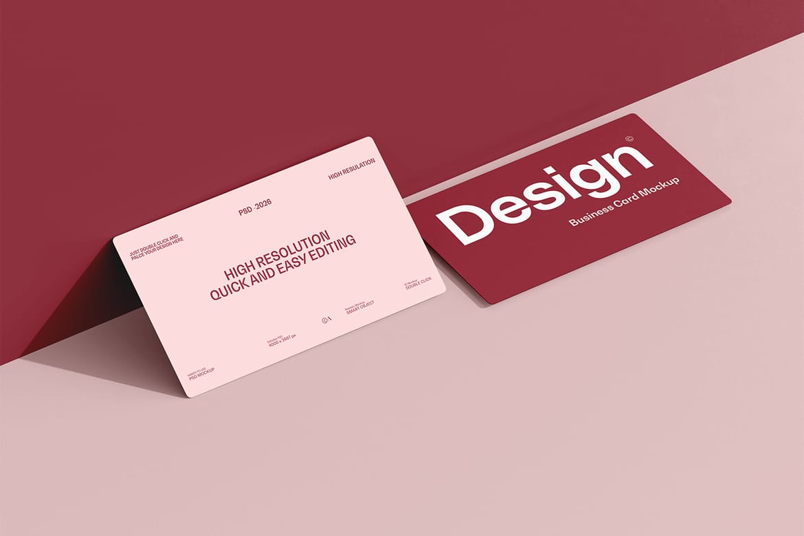 Corporate Business Card Mockup