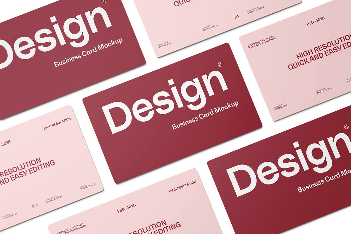 Corporate Business Card Mockup