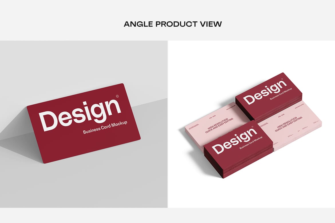 Corporate Business Card Mockup
