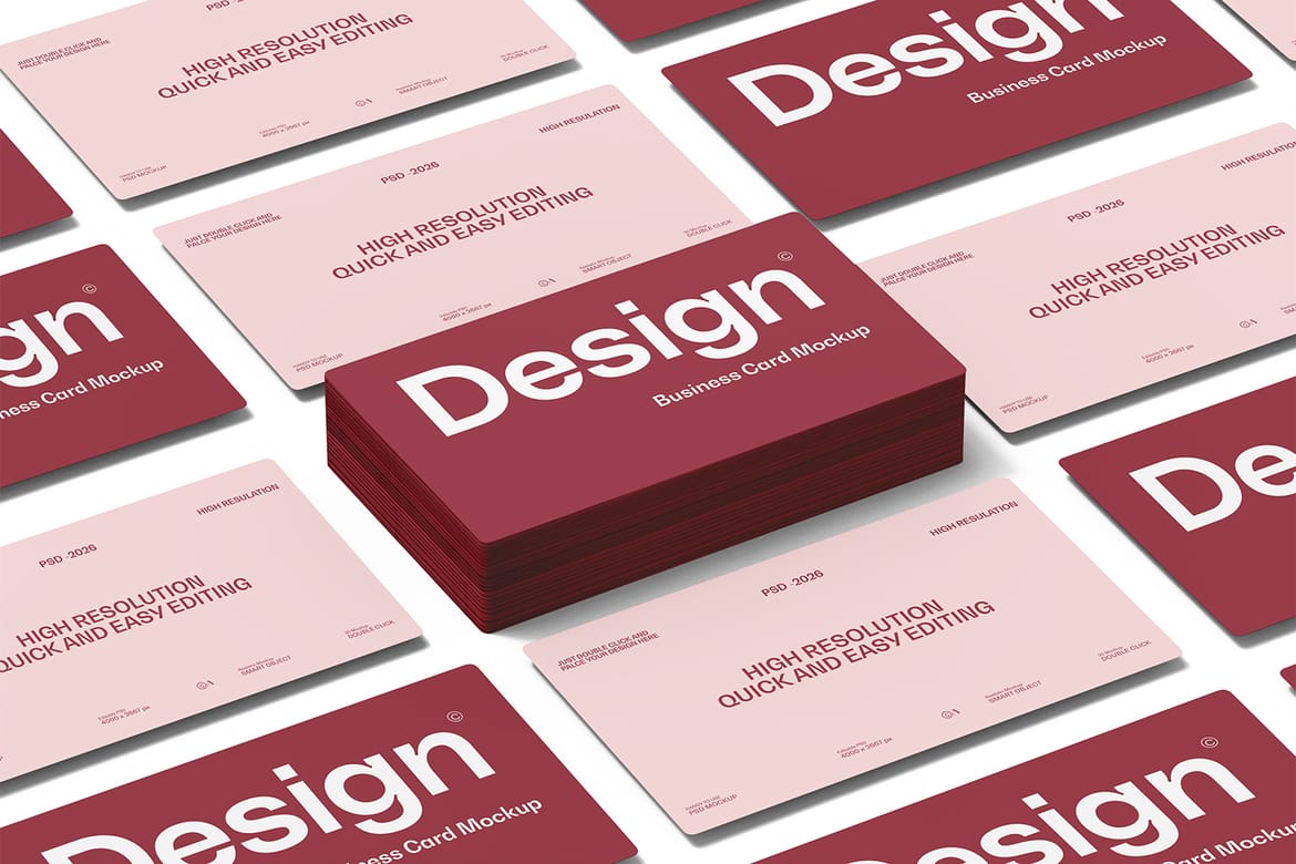 Corporate Business Card Mockup