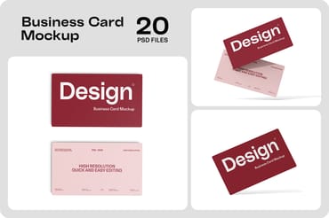 Corporate Business Card Mockup