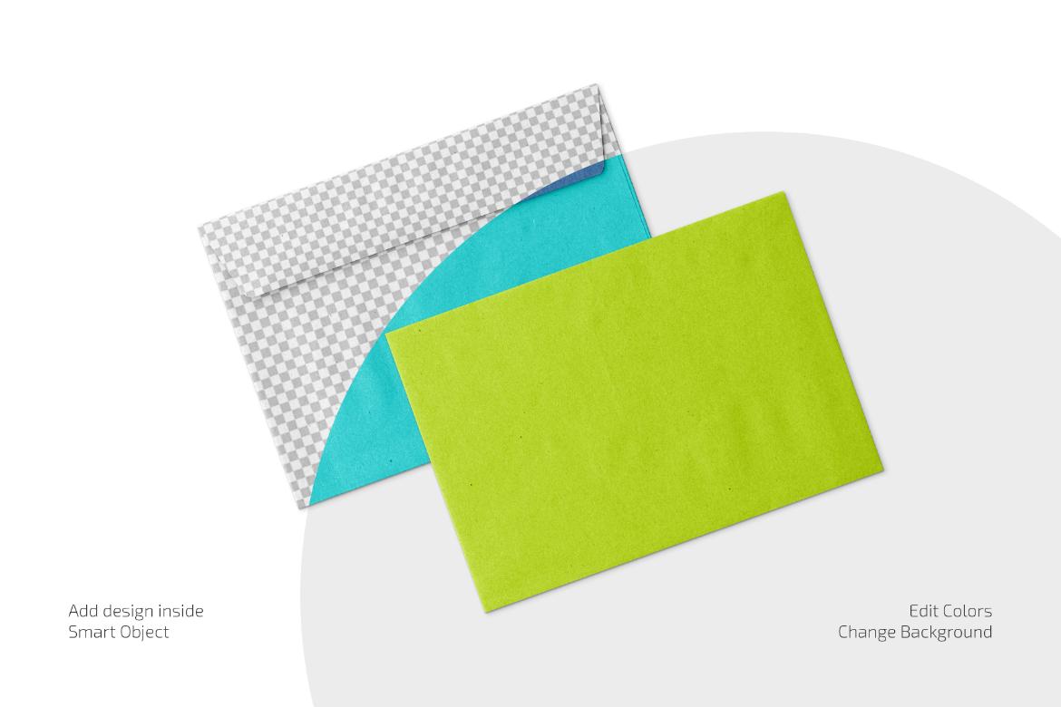 Kraft Paper Envelope Mockup Set