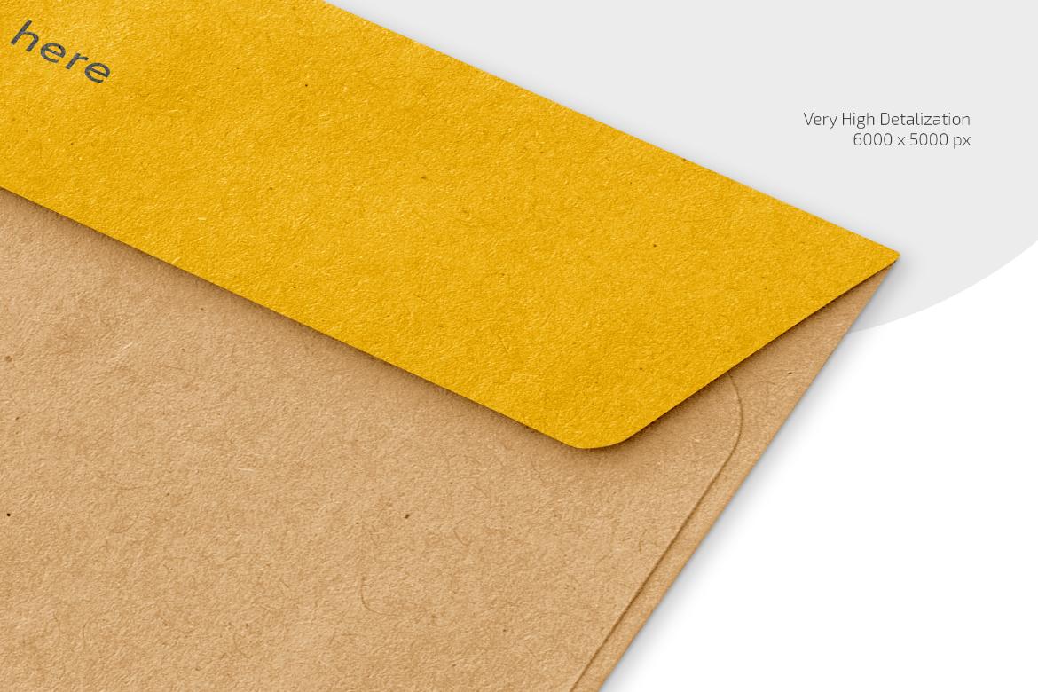 Kraft Paper Envelope Mockup Set