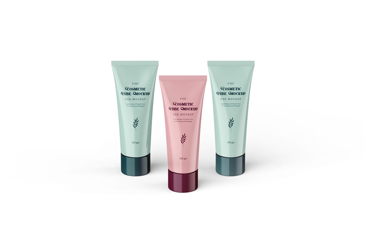 Glossy Finish Tube Mockup for Corporate Branding