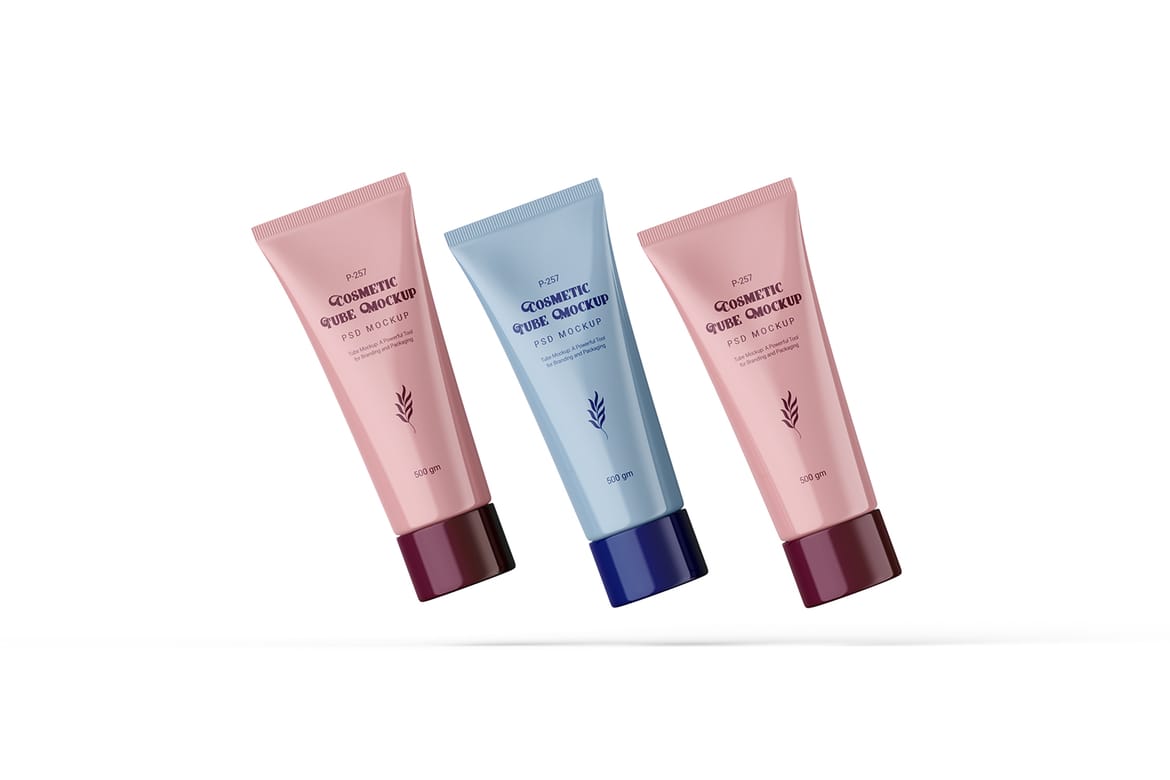 Glossy Finish Tube Mockup for Corporate Branding