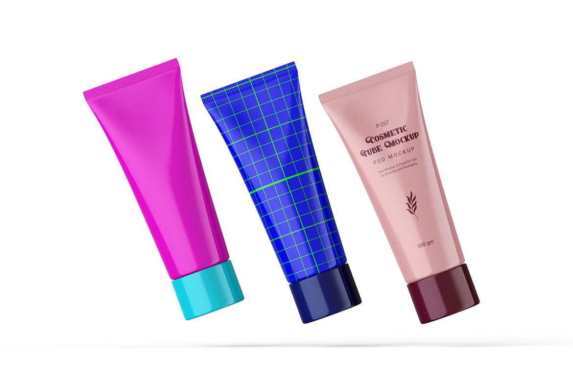 Glossy Finish Tube Mockup for Corporate Branding