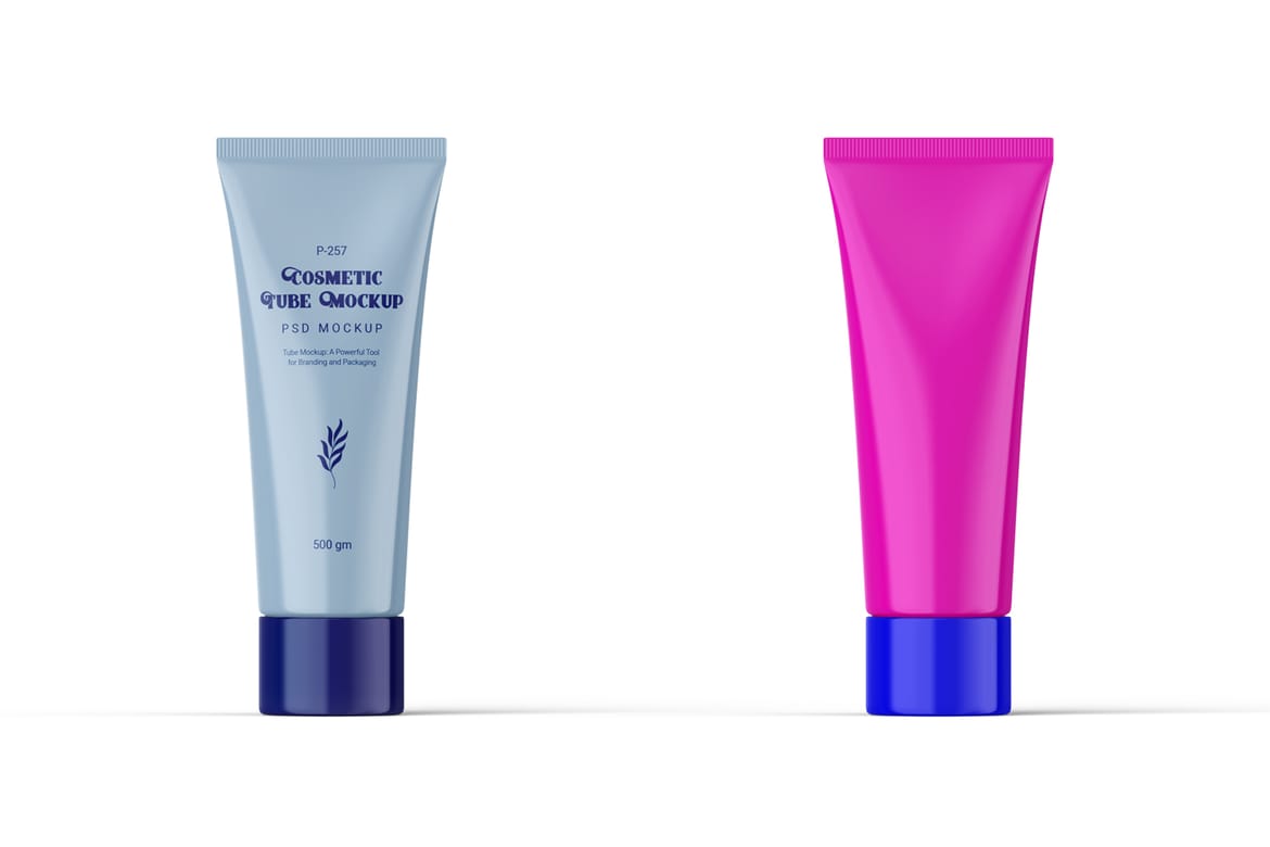 Glossy Finish Tube Mockup for Corporate Branding