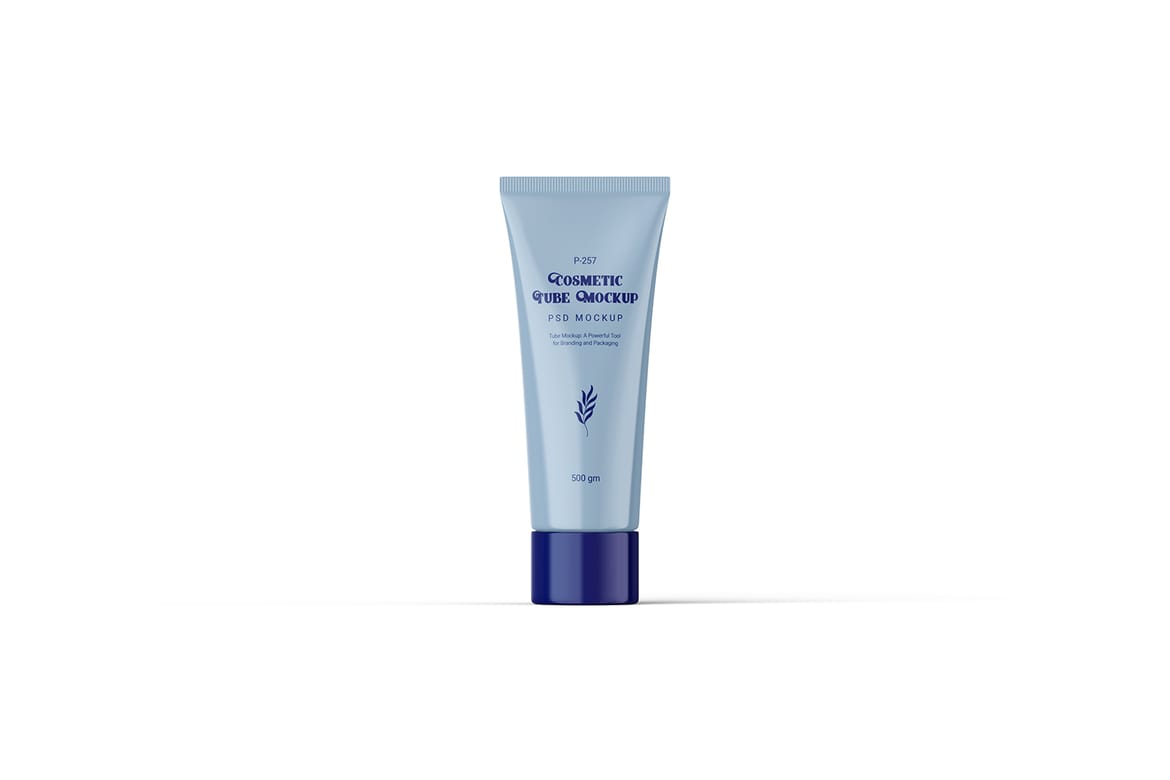 Glossy Finish Tube Mockup for Corporate Branding