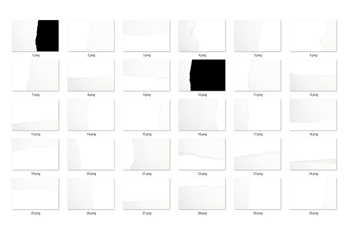 30 Tear Paper Textures