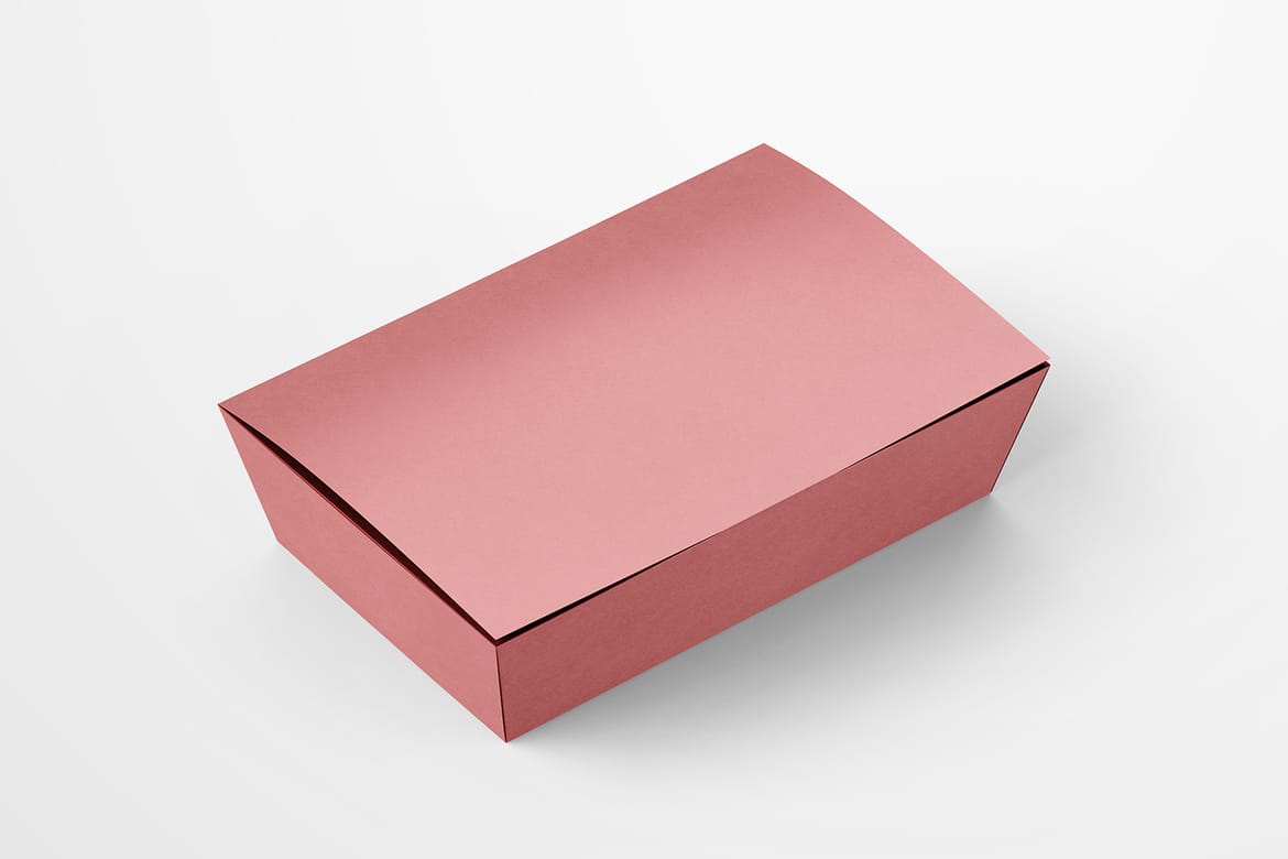 Eco Packaging Paper Food Box Mockup