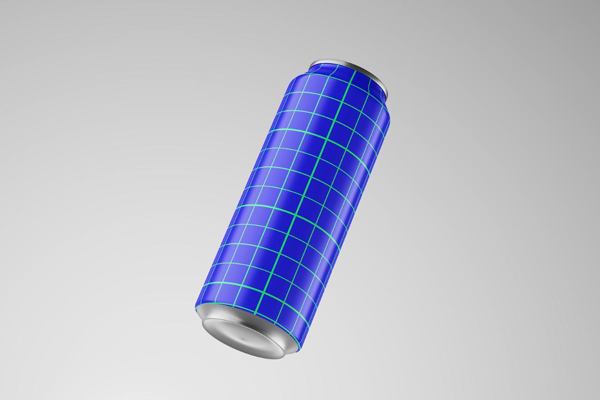 Realistic Soda Can Mockup