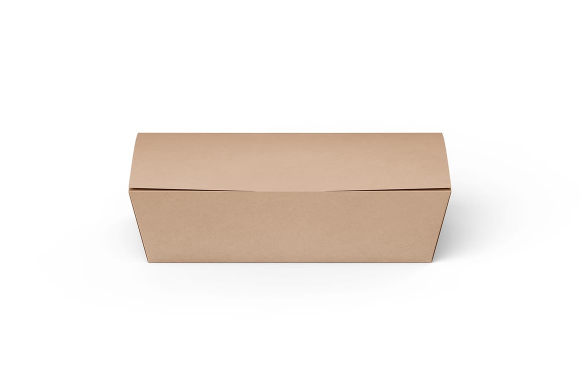 Eco Packaging Paper Food Box Mockup