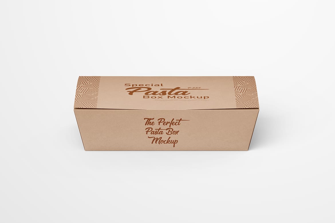 Eco Packaging Paper Food Box Mockup