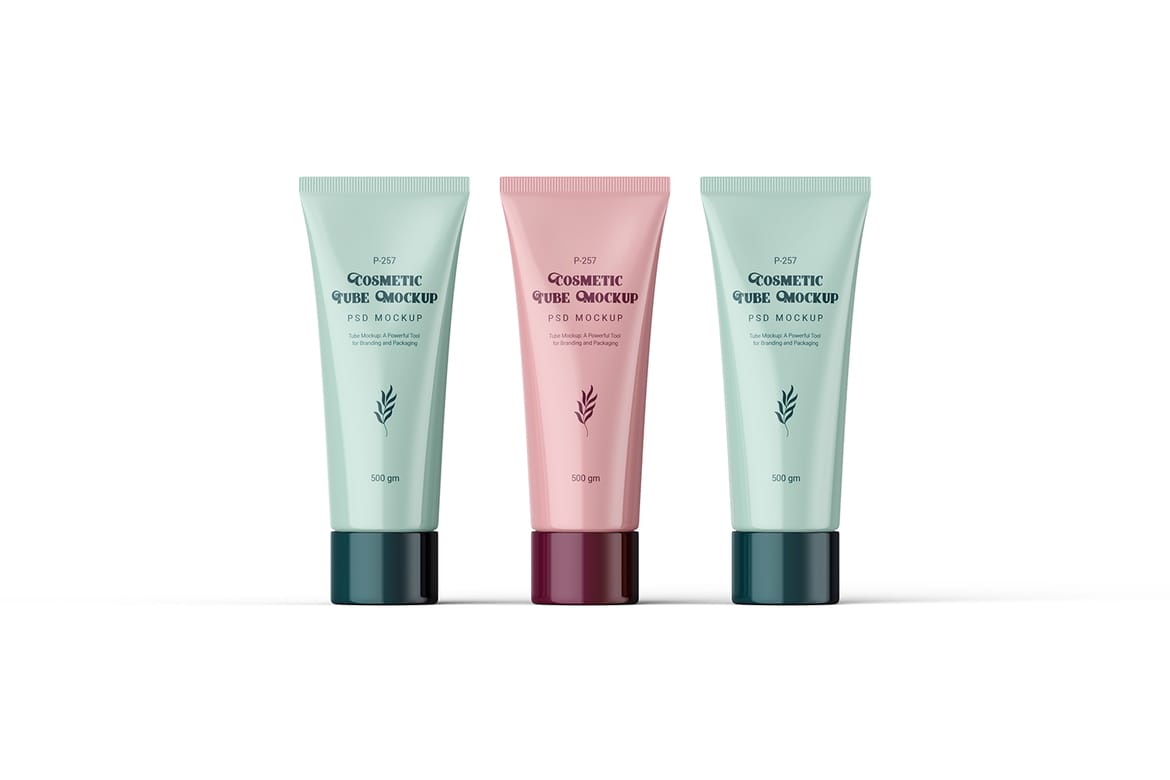 Glossy Finish Tube Mockup for Corporate Branding