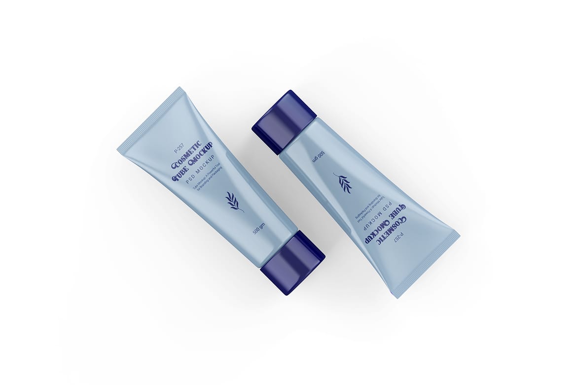 Glossy Finish Tube Mockup for Corporate Branding