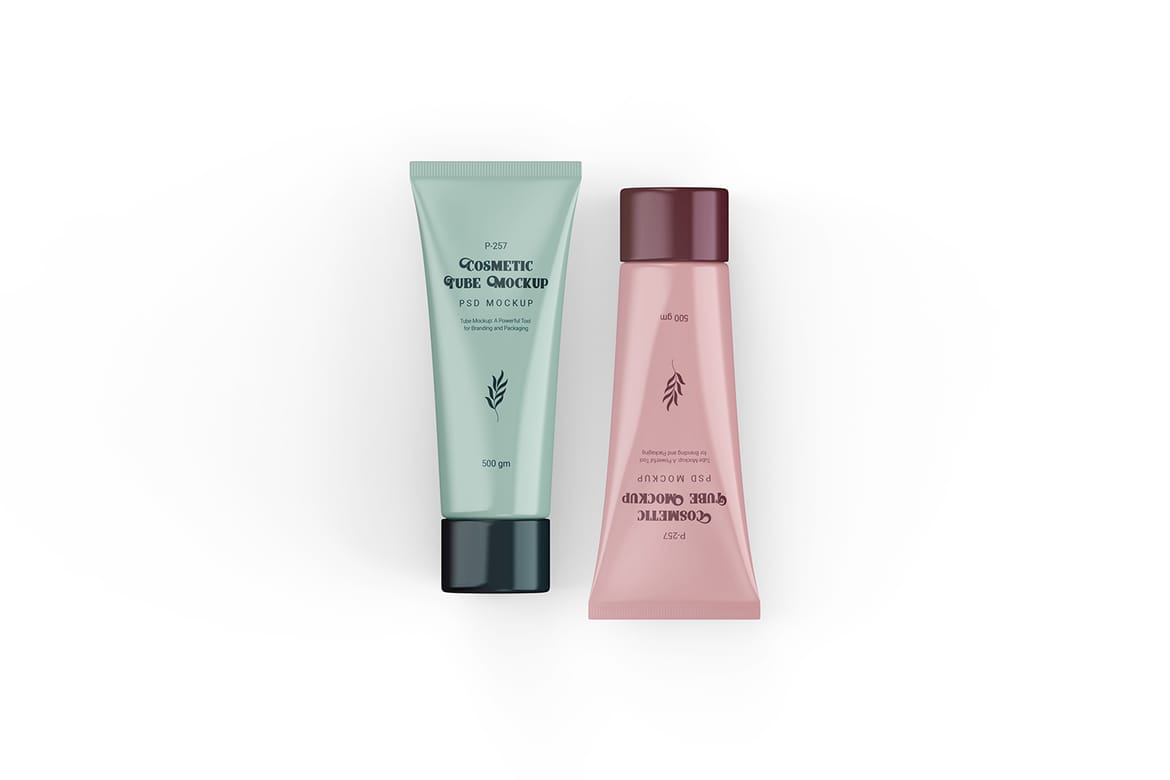 Glossy Finish Tube Mockup for Corporate Branding