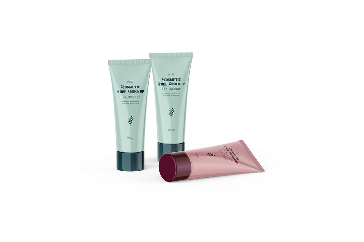 Glossy Finish Tube Mockup for Corporate Branding