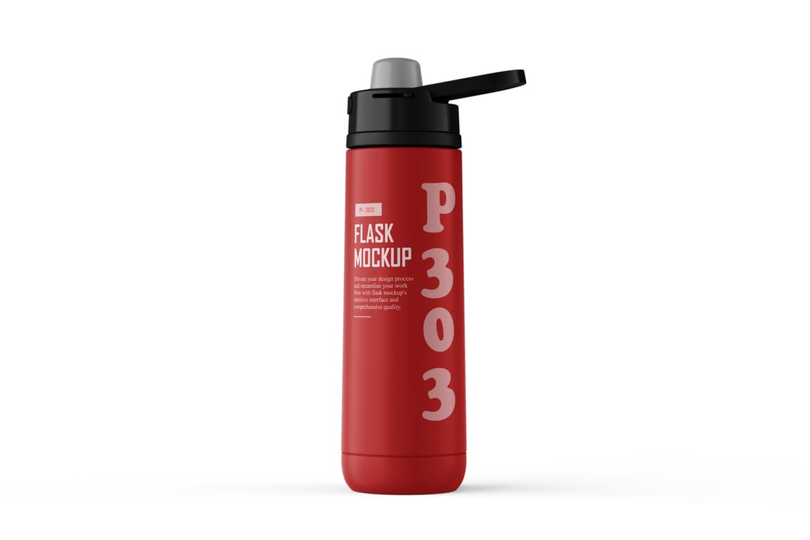Sports Water Bottle Mockup 