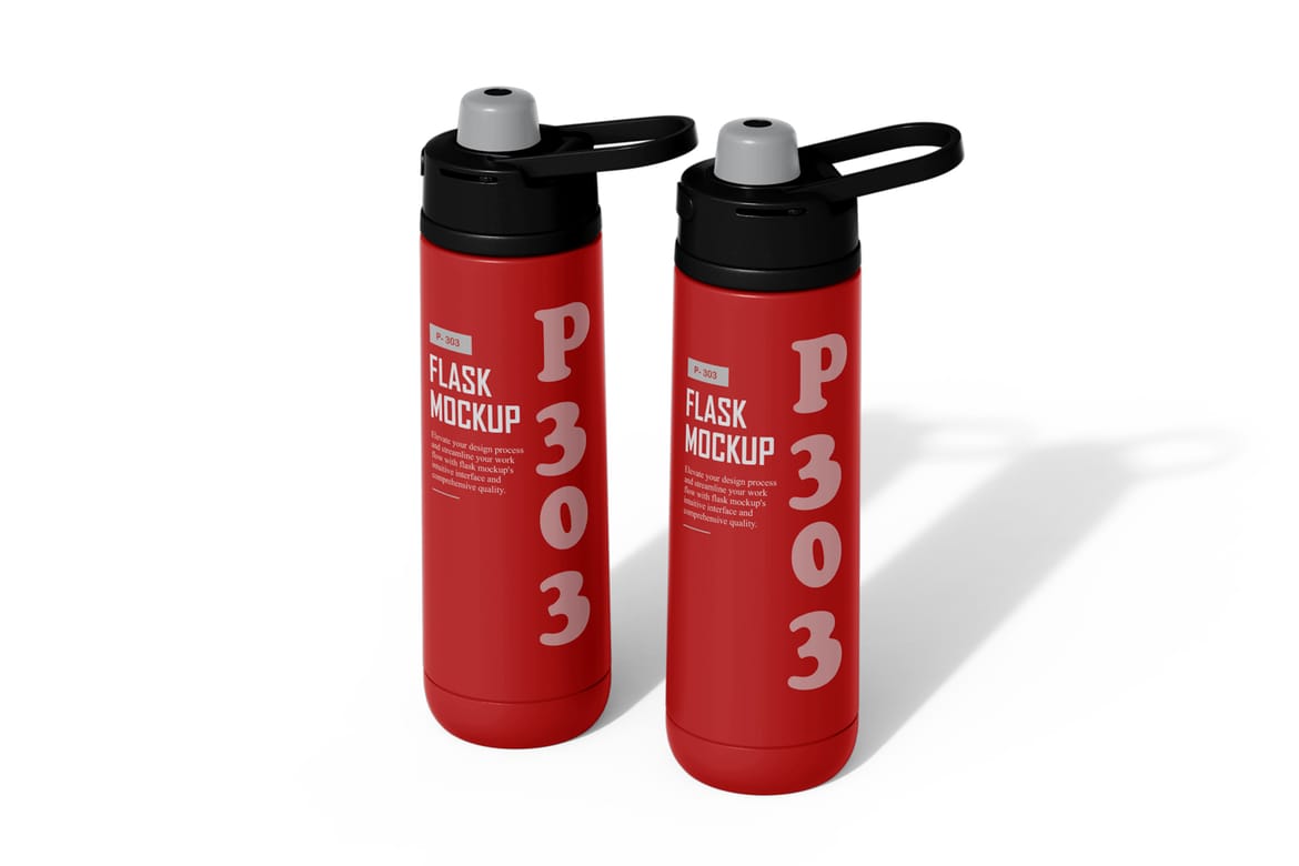 Sports Water Bottle Mockup 