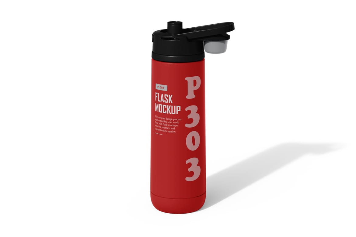 Sports Water Bottle Mockup 