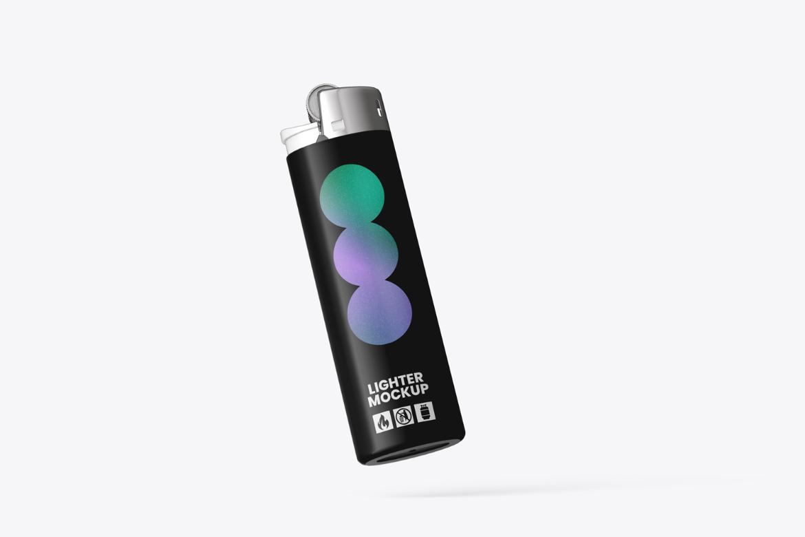 Realistic Gas Lighter Mockup