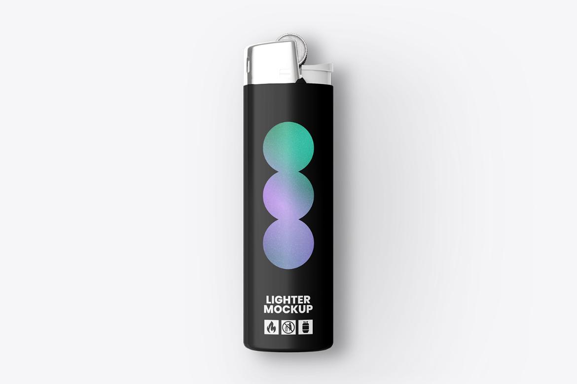 Realistic Gas Lighter Mockup
