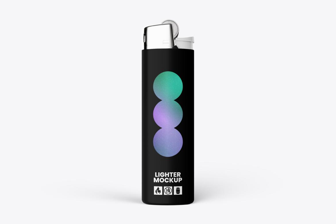 Realistic Gas Lighter Mockup