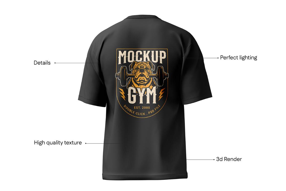 Oversized T-Shirt Mockup