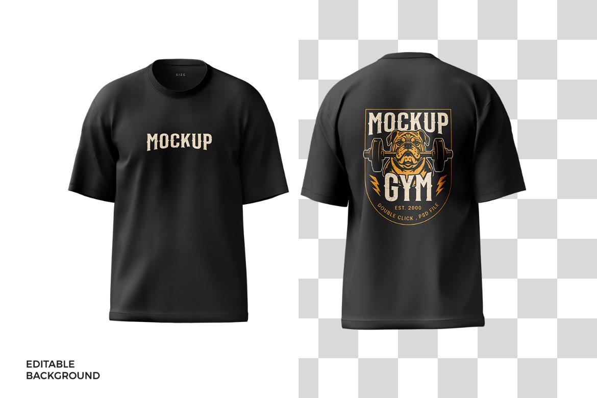 Oversized T-Shirt Mockup