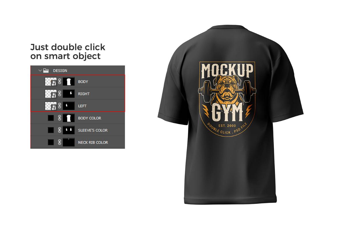 Oversized T-Shirt Mockup