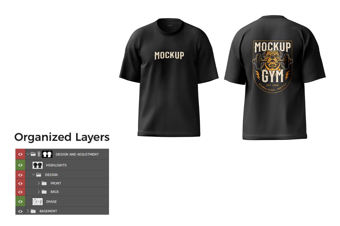 Oversized T-Shirt Mockup