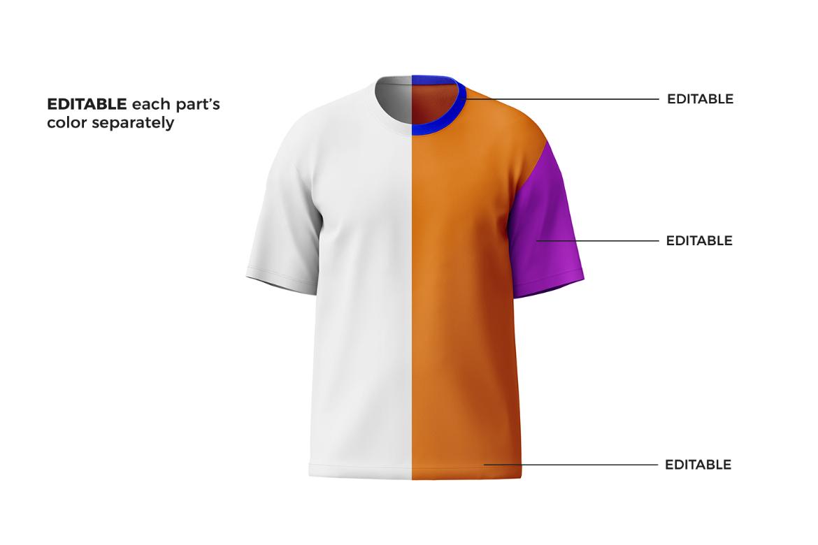 Oversized T-Shirt Mockup