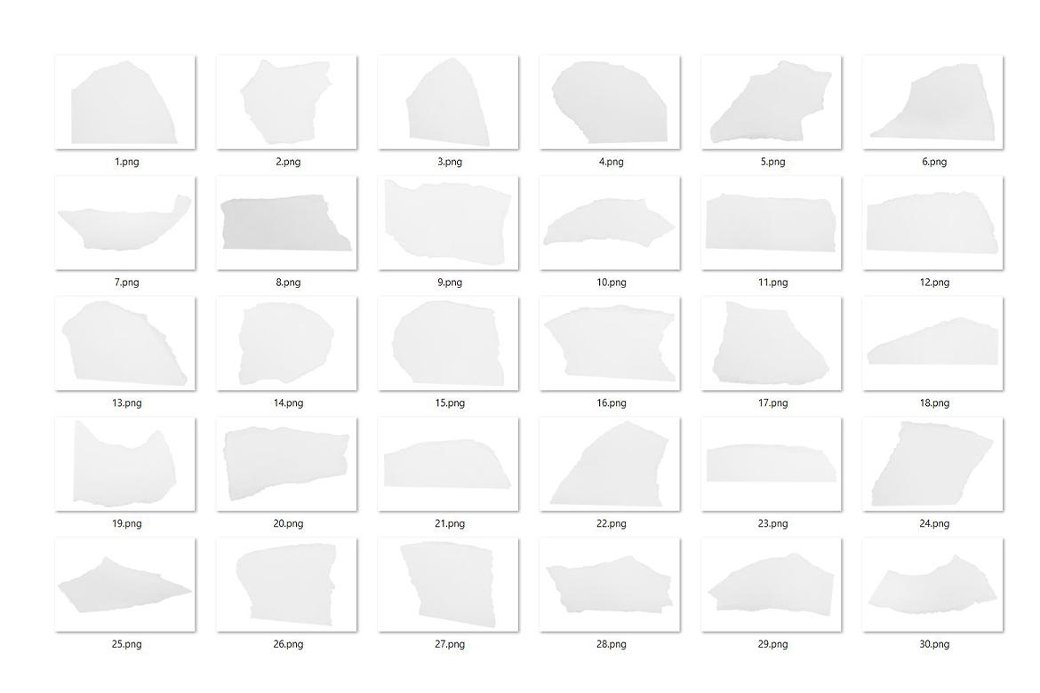 30 Paper Tear Textures