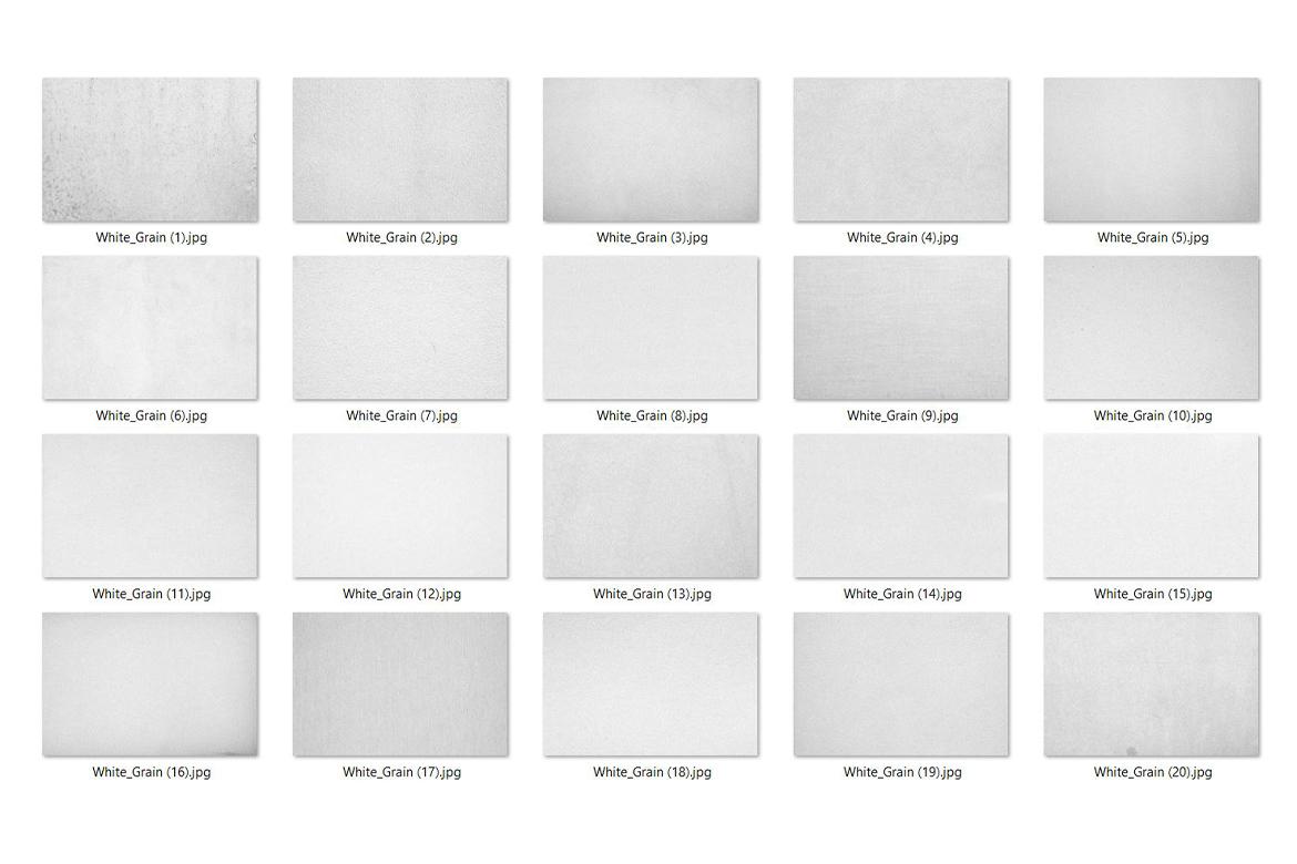20 White Grain Texture