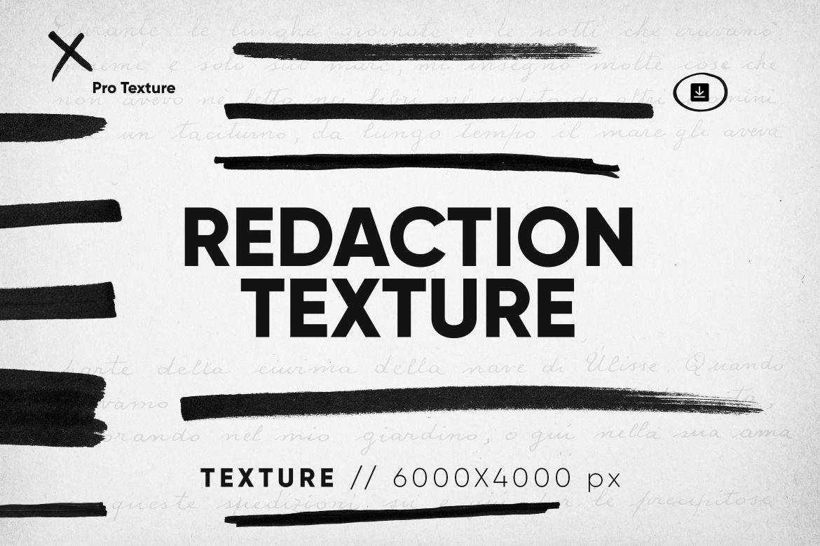 50 Redaction Textures