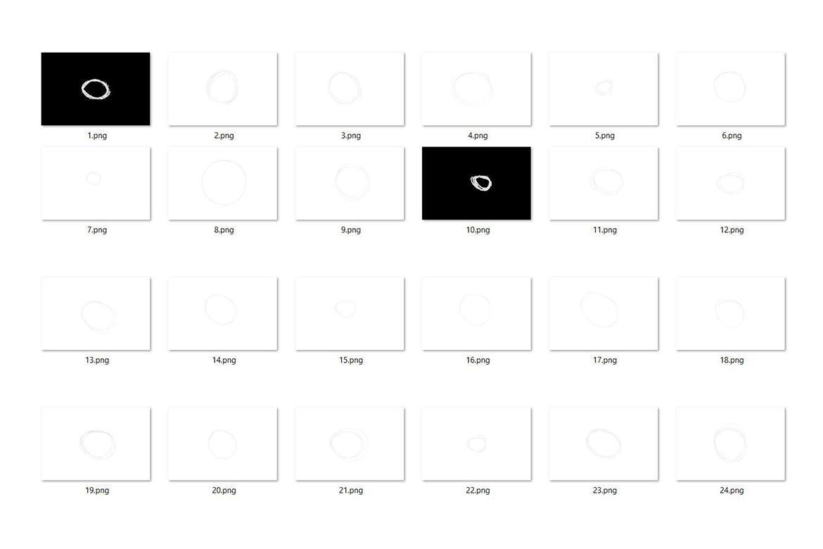 25 Chalk Circle Overlay