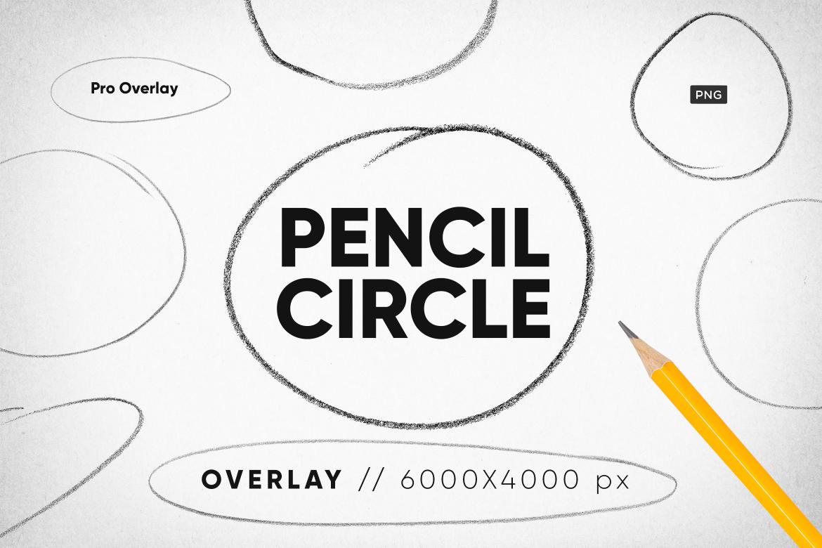 20 Pencil Circle Overlay