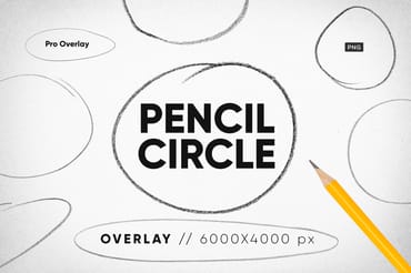 20 Pencil Circle Overlay