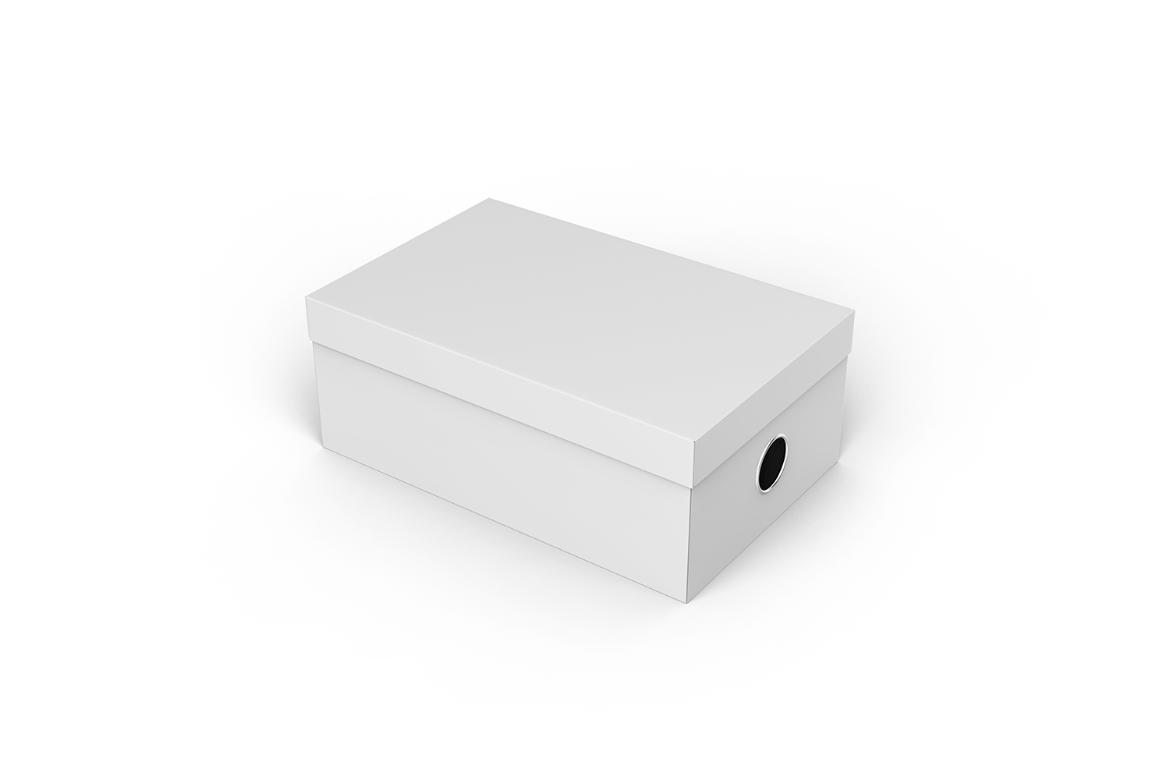 Customizable Shoe Box PSD Mockup