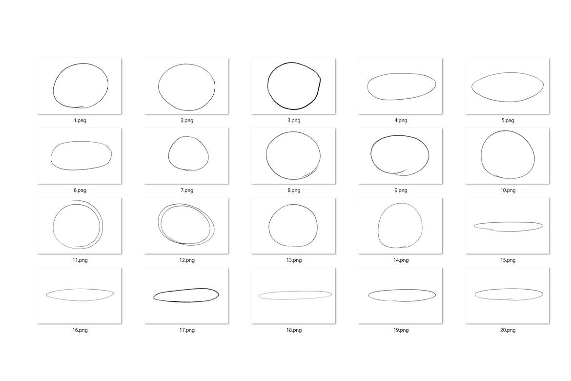 20 Pen Circle Overlay